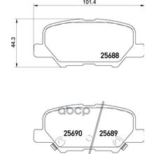 Колодки Тормозные Дисковые | Зад | (Pf-3603) Mitsubishi Outlander Iii (Gg_w, Gf_w, Zj) 2.0 (Gf2w) 10.2012 -  <=> Mitsubishi Asx (Ga_w_) 1.8 02.2010 - NISSHINBO арт. NP5038