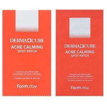 Патчи успокаивающие локального применения для проблемной кожи FarmStay Derma Cube Acne Calming Spot Patch 10шт