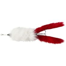 Имитация мыши Hairy Killer, 21г, White Red Tail Abu Garcia