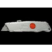 Matrix Нож, 18 мм, выдвижное трапециевидное лезвие, металлический корпус 78964