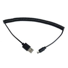 Кабель USB 2.0 Am=>micro B - 1.8 м, витой, черный, Cablexpert (CC-mUSB2C-AMBM-6)