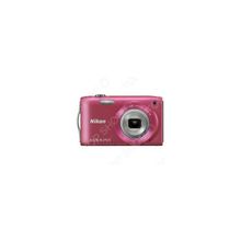 Фотокамера цифровая Nikon CoolPix S3300. Цвет: розовый