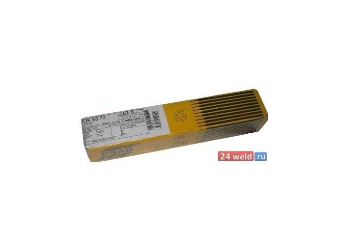 Сварочные электроды ok 53.70. Электроды ok 53.70. Ок 53.70 электроды прокалка. Электроды ок 53.70 4.0 масса блока. Сварочный электрод ок 53.70 характеристики.