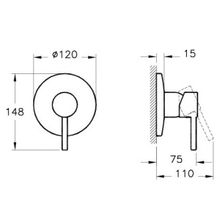 Vitra Смеситель Minimax S A42224EXP