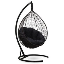 Кресло кокон подвесное SEVILLA VERDE коричневое + каркас