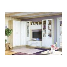 Сильва Гостиная Оливия 3 Дуб Сонома белое дерево