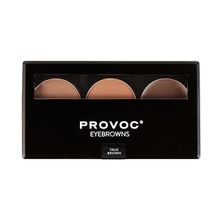 Набор теней для бровей #01 цвет Светло-коричневый Provoc EyeBrowns Brow Palette Light Brown