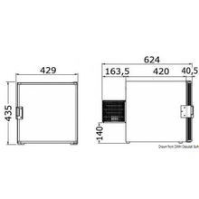 Osculati Isotherm refrigerator 40 Cubic 12 220 V, 50.039.01