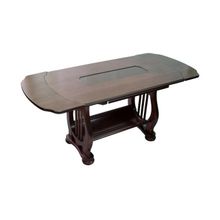 Мебелик Стол журнальный Орфей (раздвижной) темно-коричневый