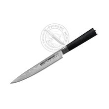 Нож кухонный SD-0045 G-10 "SAMURA DAMASCUS", слайсер, 200 мм, G -10, дамасск 67 слоев