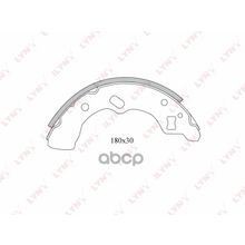 Колодки Тормозные Барабанные | Зад | Mazda Demio Dw3 5w (W Out Abs) 96-, 121 87-90   323 S V (Ba) 94-98 LYNXauto арт. BS5102