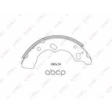 Колодки Тормозные Барабанные | Зад | Mazda Demio Dw3 5w (W Out Abs) 96-, 121 87-90   323 S V (Ba) 94-98 LYNXauto арт. BS5102