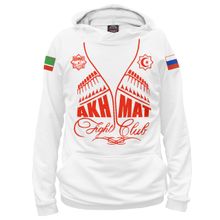 Худи Я-МАЙКА Fight Club Akhmat White