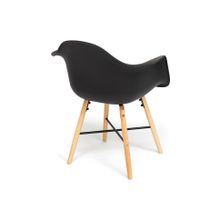 Tetchair Кресло CINDY (EAMES) (mod. 919), черный black with natural legs