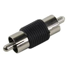 Адаптер  RCA plug - RCA plug, черный, Orient C872