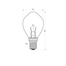 Danlamp Лампочка накаливания Danlamp 05010 E14 12 В 15 Вт для навигационных огней