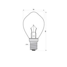 Danlamp Лампочка накаливания Danlamp 05010 E14 12 В 15 Вт для навигационных огней