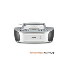 Аудиомагнитола Philips AZ 1133 12 1 CD,2х1,2 Вт,СD-R RW,MP3,ЖКД,стерео,серебристый