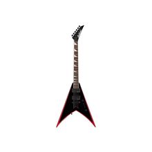 Jackson King V KVXT Black W Blood Red Bevels электрогитара, цвет чёрный с красными скосами