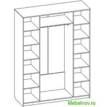 Шкаф распашной 4-х створчатый недорогой