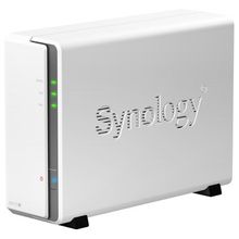 Сетевое хранилище SYNOLOGY DS115J, 1xSATA HDD 3.5" or 2.5", 2 ports USB 2.0, 1 port 10 100 1000Mbps, USB принт сервер