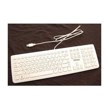 Клавиатура Chicony KU-0833 USB glossy piano white