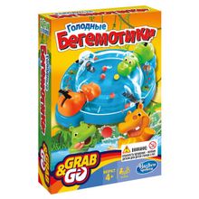 HASBRO GAMES Other Games B1001 Дорожная игра Голодные бегемотики B1001