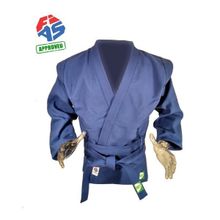 Куртка для самбо Green Hill JS-303-52-BL р.52 рост 180 (синяя)