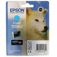 Картридж для EPSON T0962 (голубой) совместимый