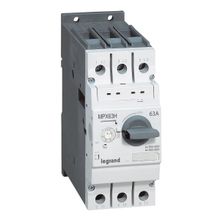 Автоматический выключатель для защиты электродвигателей MPX3 T63H 26A 50kA | код 417364 | Legrand