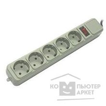 PowerCube Фильтр B, 3.0м, 5 евророзеток SPG-B-10 , серый