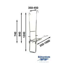 Batsystem Трап носовой Batsystem ST130 1240 x 350 - 450 мм 3 ступеньки