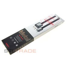 Data кабель USB Remax Platinum RC-044m micro usb черный, 100см