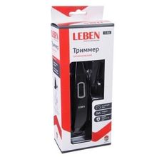 LEBEN Триммер гигиенический 2 в 1, питание AA 1 шт. Черный