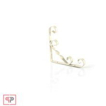 СИБРТЕХ Кронштейн декоративный, 150 х 150 мм, белый Сибртех