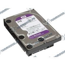 Жесткий диск 2000ГБ Western Digital "Purple WD20PURZ", 5400об. мин., 64МБ (SATA III) (oem) [139834]