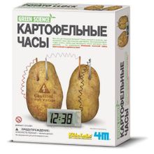 Научный детский набор Картофельные часы, 4M