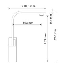 WasserKRAFT Смеситель для кухни Alme 1507