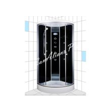 Душевая кабина LEADER D 801 M black FM