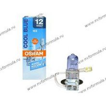 Лампа галоген 12V Н3 55W Pk22s OSRAM белая 64151CB I