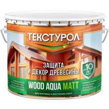 Текстурол Wood Aqua Matt 10 л махагон