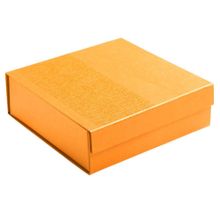 Коробка Joy раскладная на магнитах, оранжевая, 22,5*22,5 см