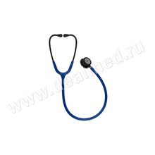 Littmann Classic III, темно-синяя трубка, 69 см, черная акустическая головка, черные ушные наконечники, 3M, США