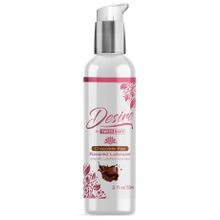 Женская смазка на водной основе с ароматом шоколада Desire Flavored Lubricant Chocolate Kiss - 59 мл.