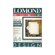 Lomond 0918041 Leather Кожа односторонняя , Глянцевая,ярко-белая  A4 ,200g m ,10 листов