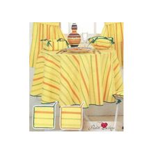 J.C.Silva Скатерть Risca Estreita Yellow (150х150 см)
