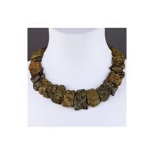 Бусики-Колечки Колье Янтарь "Тутанхамон" арт. НЯН-п686