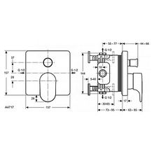 Смеситель Ideal Standard Moments A4717AA для ванны с душем