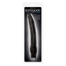 NS Novelties Длинный чёрный вибратор Monster Meat Long Vibe - 30,5 см. (черный)