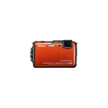 Nikon coolpix aw110 16mpix оранжевый 5x 3" 1080 21mb sdhc wifi gps en-el12 Защищенная
